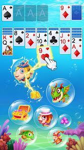 Solitaire Klondike Fish